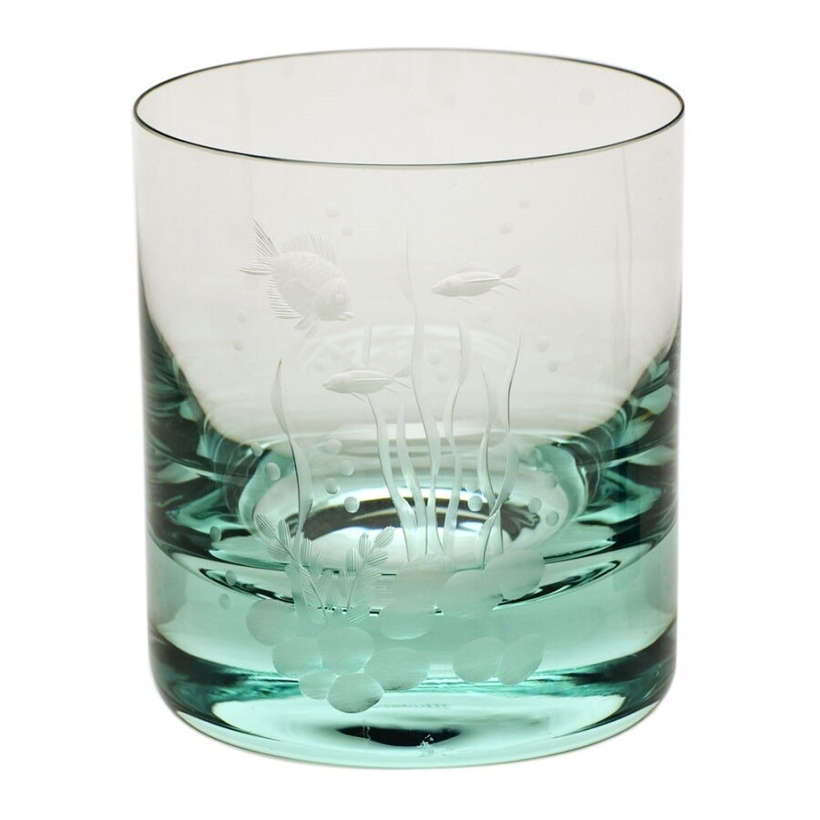 Moser Ocean Life Whisky Double Old Fashioned Glasses